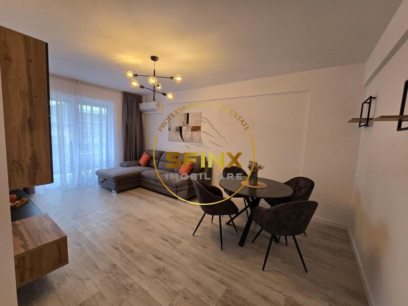 Tunari, de inchiriat 2 camere, bloc nou.