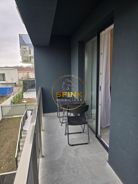 Tunari, de inchiriat 2 camere, bloc nou.